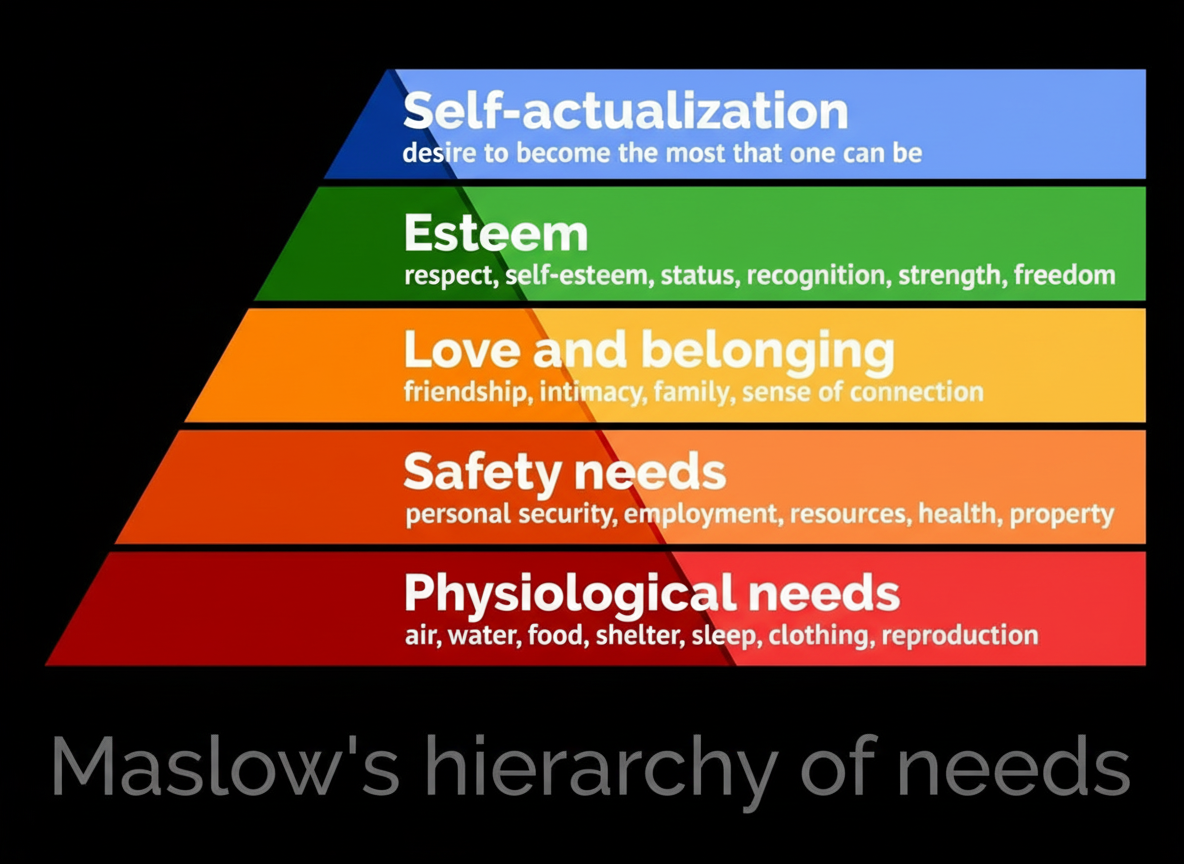 McLeod, S. (2025). Maslow’s hierarchy of needs. Simply Psychology. https://doi.org/10.5281/zenodo.15240897